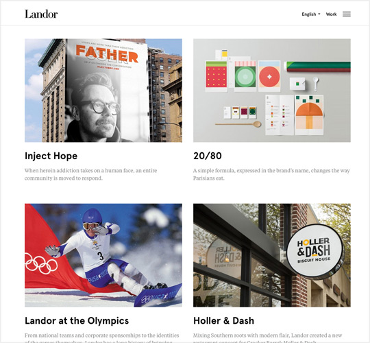 Landor Packaging Design and Branding Agency