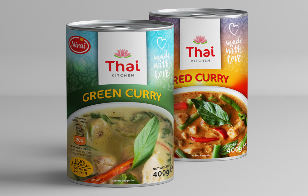 Tinned Can Packaging Design